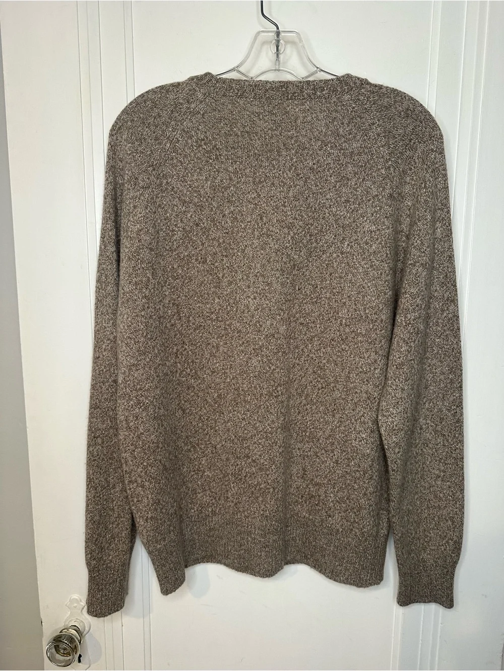 J. Crew Men's Crewneck Sweater in Marled Taupe